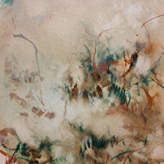 dispersed stillness 5, framed (2025)